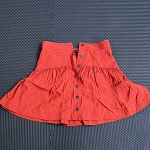 Banana Republic A-Line Red Skirt